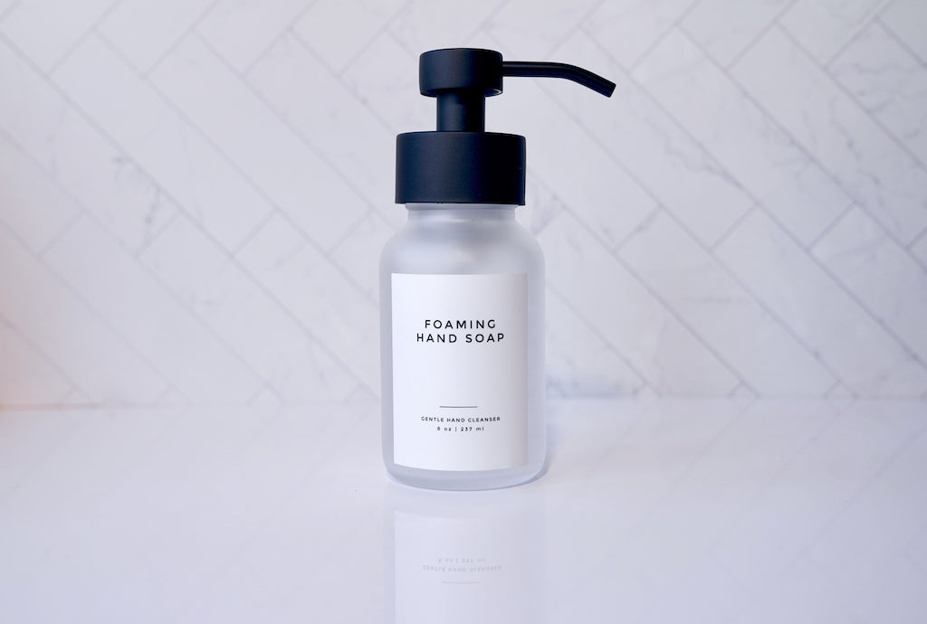 Spice It Your Way glass soap dispensers