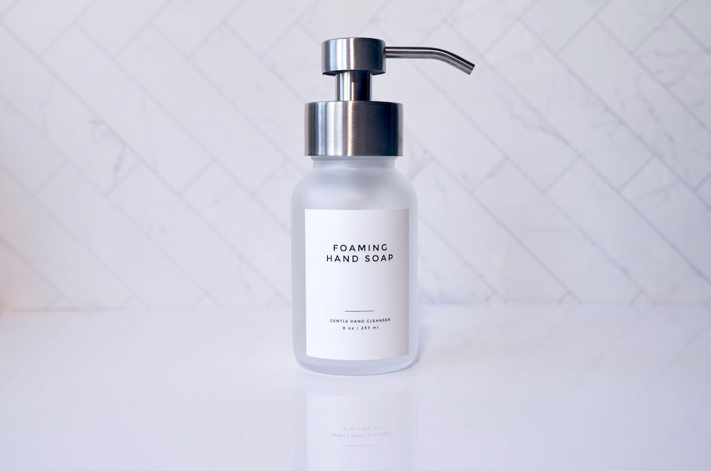 Foaming Glass Soap Dispenser