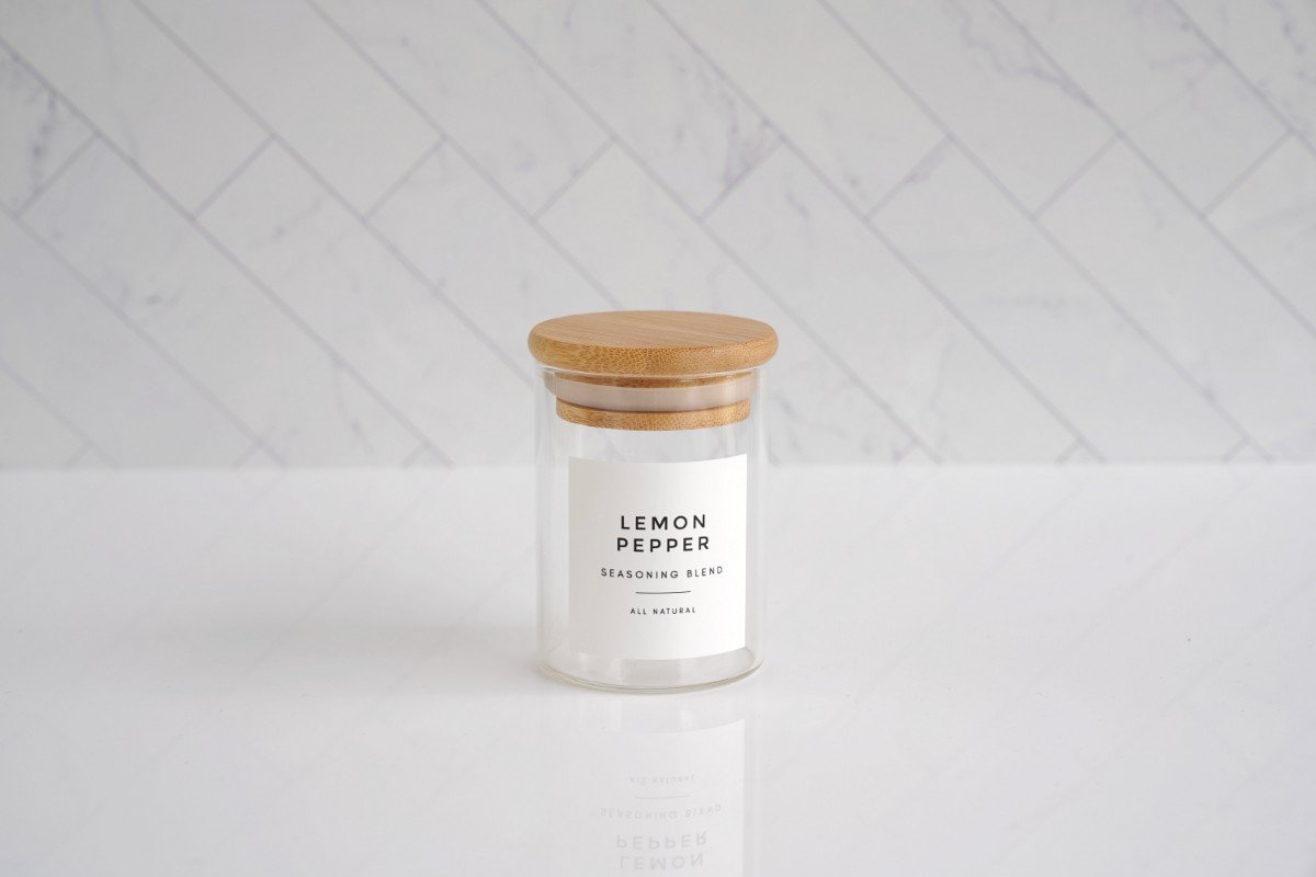 spice glass jars for Kitchen Spices Organize