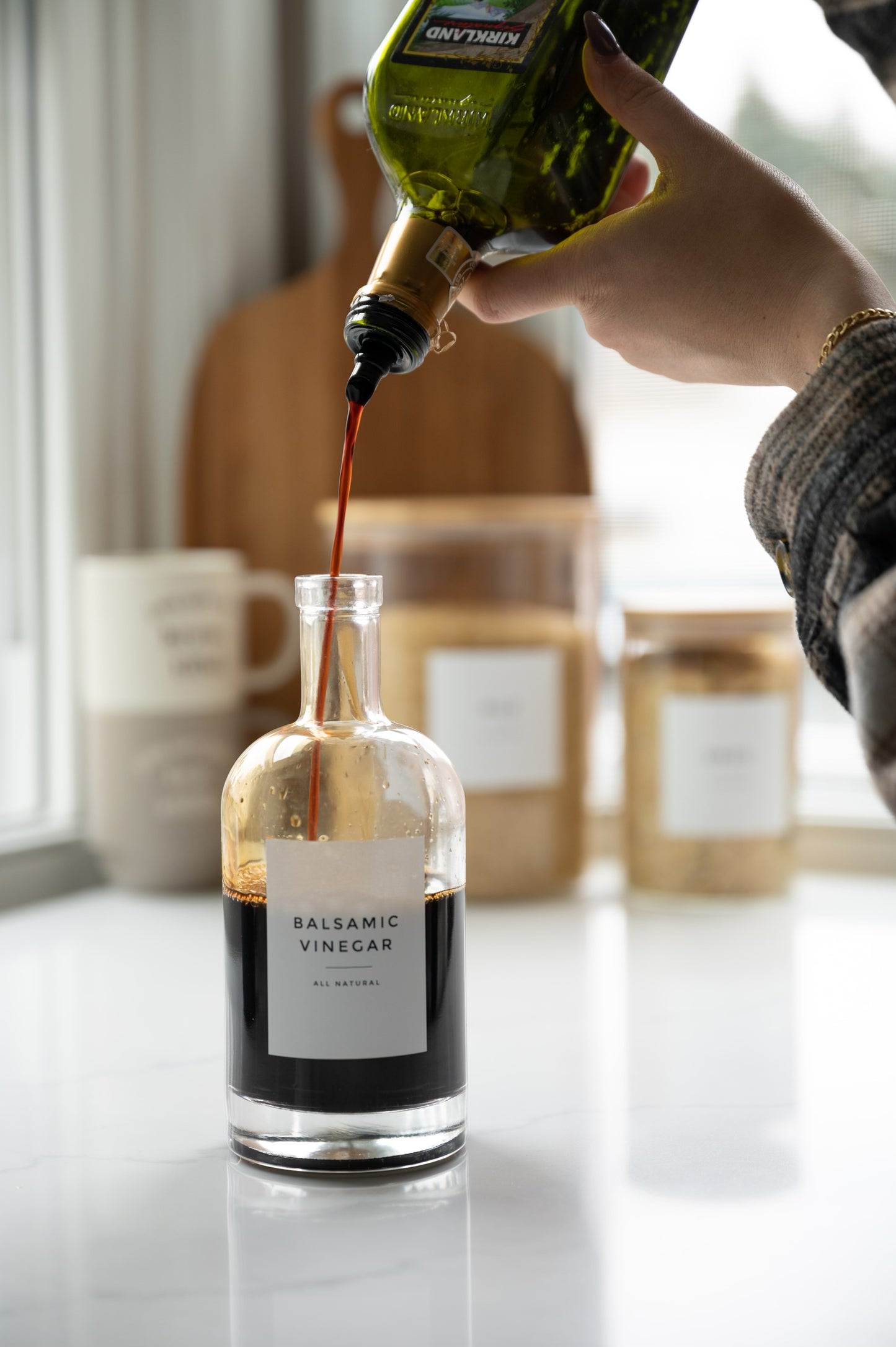 vinegar glass bottles