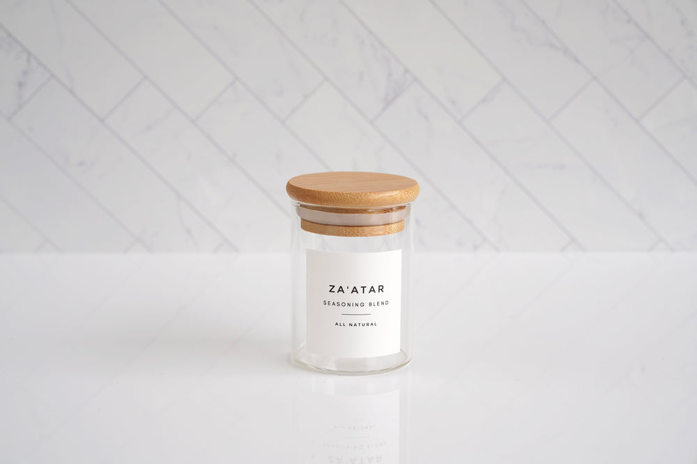 Zaatar glass jar