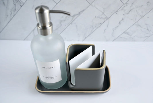 Ceramic Sinkside Organizer