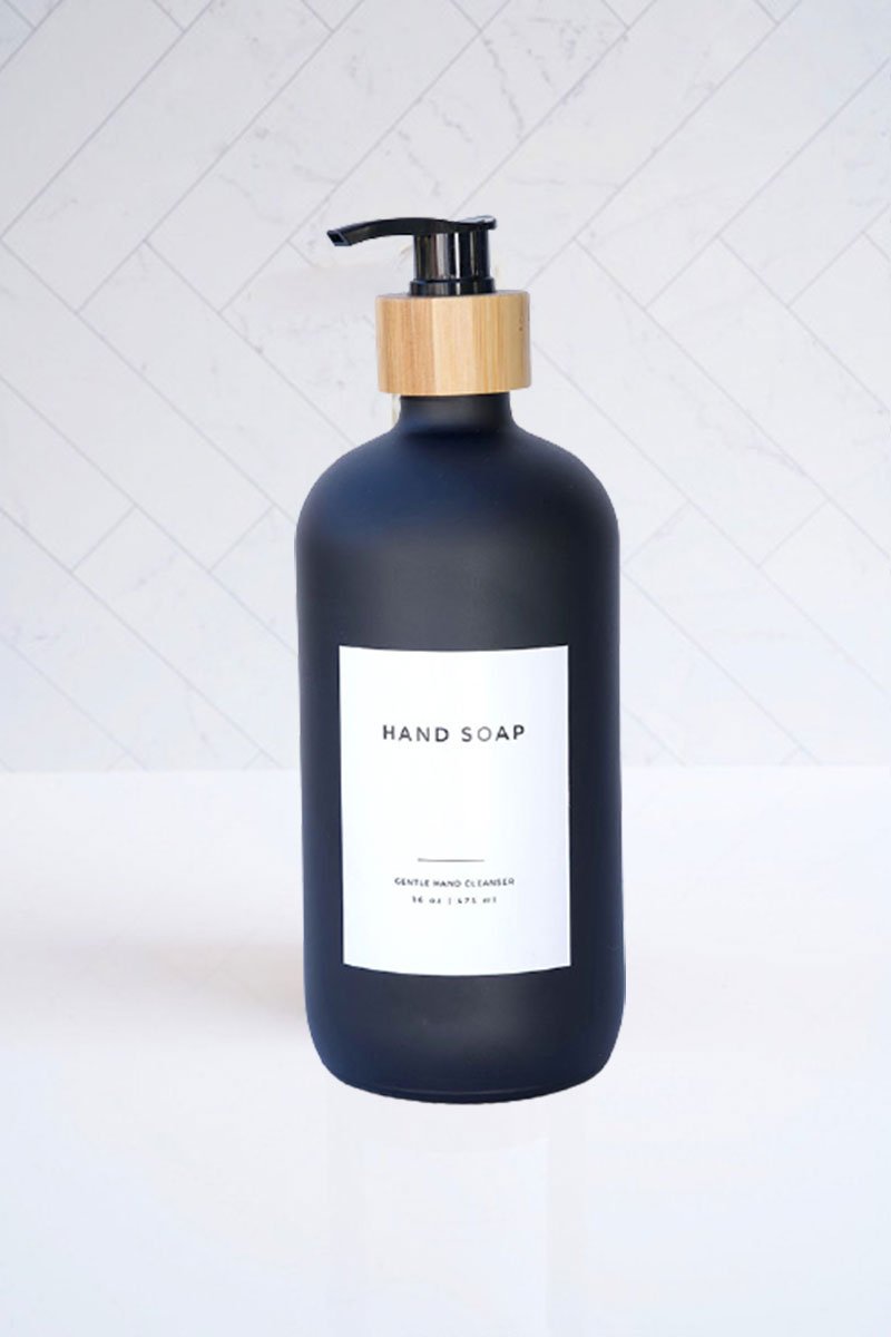 custom hand soap bottle