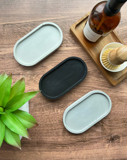 glass dispensers cement tray