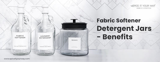 Fabric Softener Laundry Detergent Jars - Benefits - Spice It Your Way