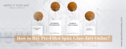How to Buy Pre-Filled Spice Glass Jars Online? - Spice IT Your Way