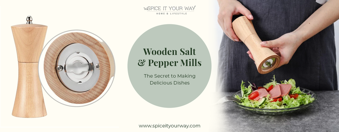 Wooden salt and pepper dish deals