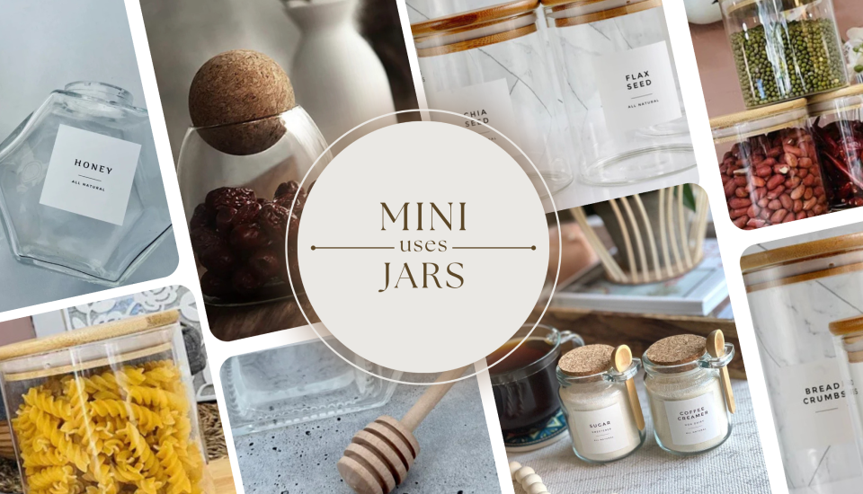 miniature jars