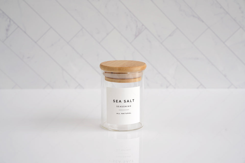Sea Salt Glass Jar