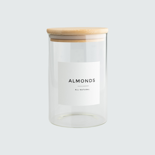 glass bamboo jar