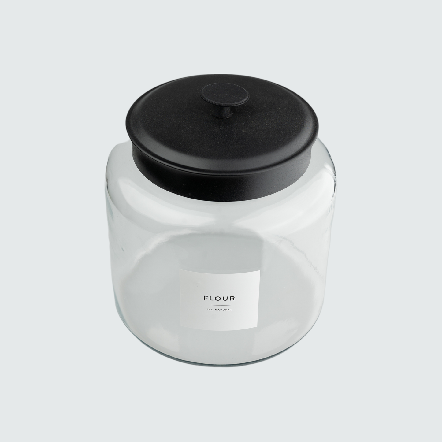 Aesthetic Glass Jars - Signature Black Metal Lids