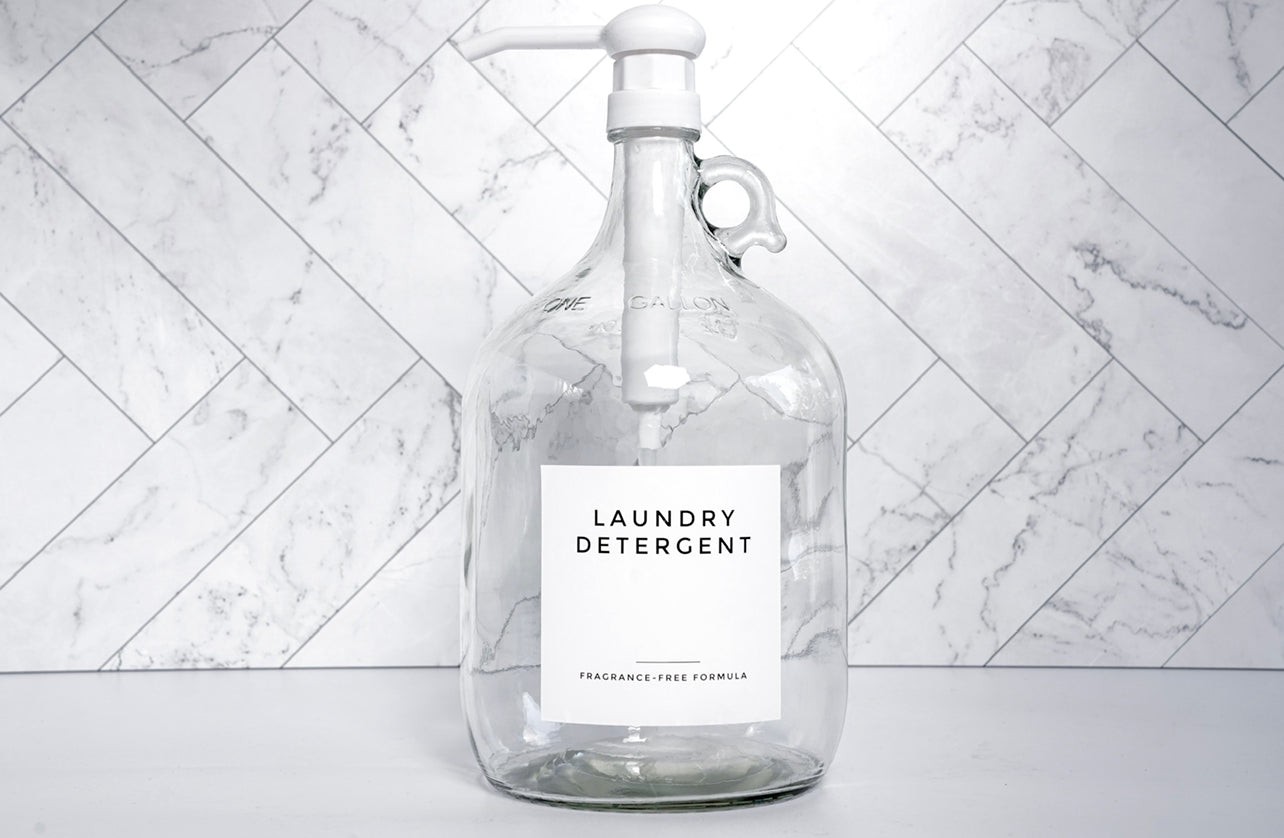 Laundry Detergent Glass Bottle - Spice It Your Way