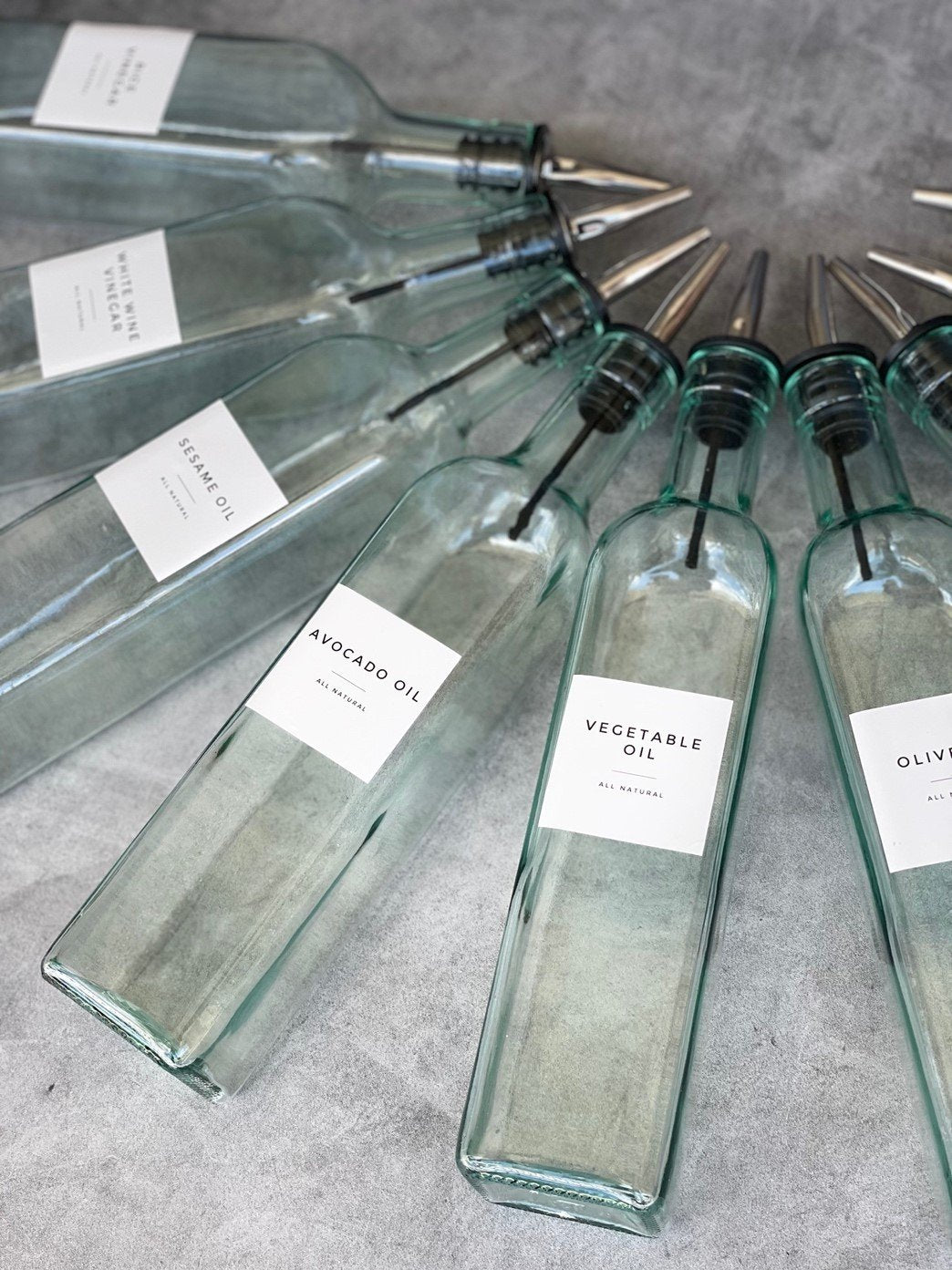 Best oil and vinegar bottles For Kitchen Organization