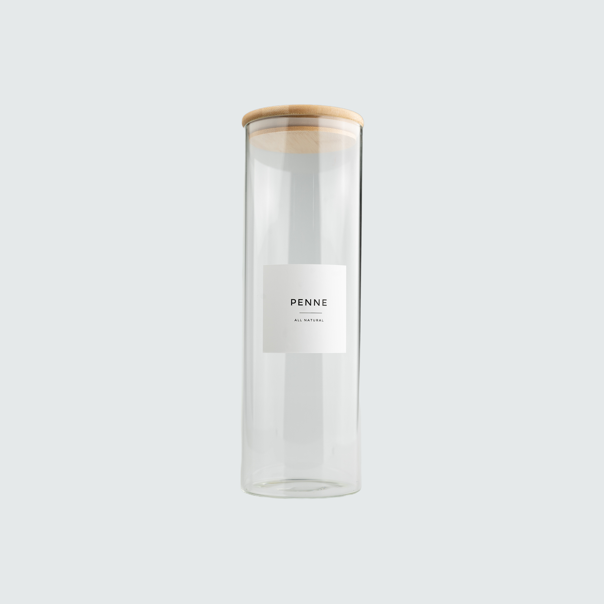 aesthetic glass bamboo jars